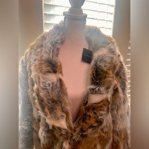 JLUXLABEL Faux Fur Coat NWT